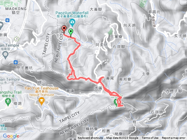 深坑上下—猴山岳+二格山，S