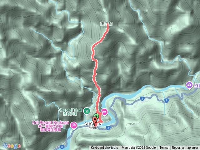 谷關七雄4雄波津加（阿文)