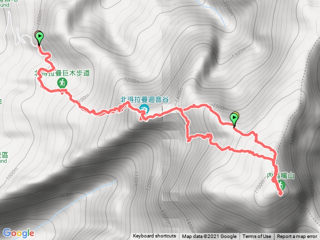 北得拉曼輕鬆走 鳥內嘴山