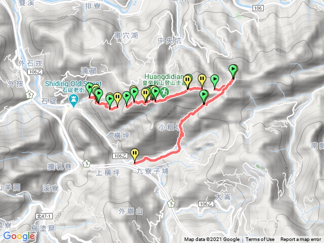 從石碇老街到皇帝殿西峰到東峰下來全記錄