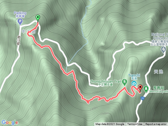 中之關（出發）步道