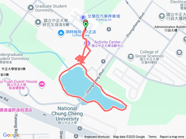 中正大學寧靜湖散步（114.08.22中午）預覽圖