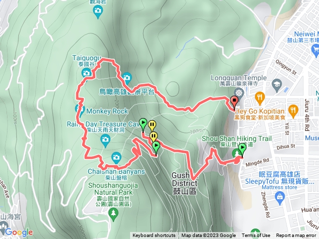 北壽山(千光宮進，龍泉寺出)