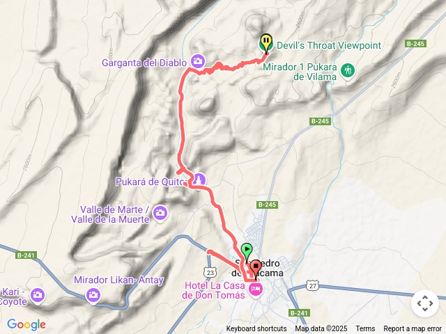 魔鬼的咽喉Atacama沙漠