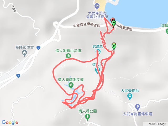 外木山老鷹岩情人湖