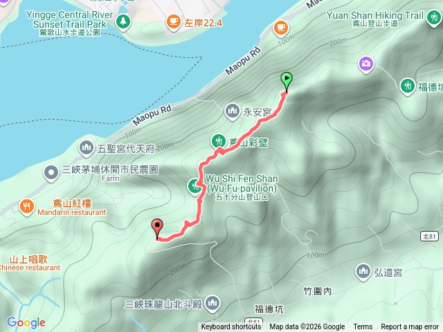 鳶山五十分山步道預覽圖