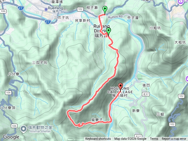 蛇子形稜線路周家古厝柴寮古道猴硐