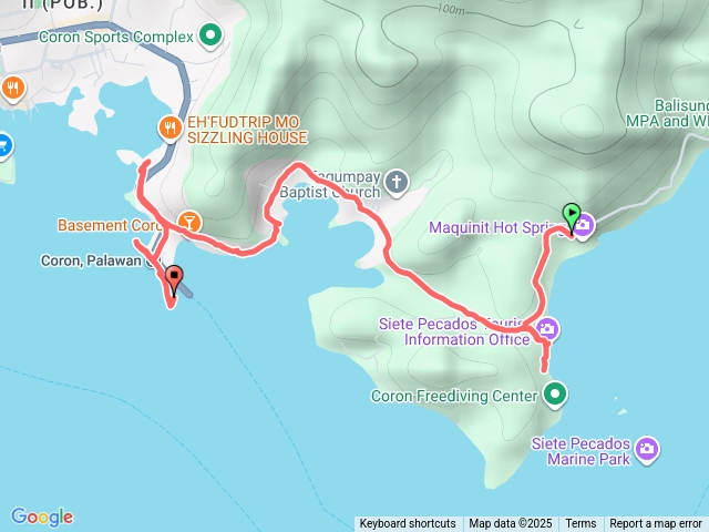 2025.12.16菲律賓科隆島回郵輪軌跡