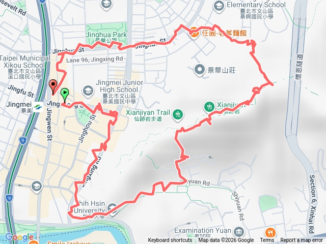 景美仙跡岩，景美山小O走預覽圖