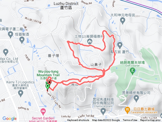 五酒桶山野徑