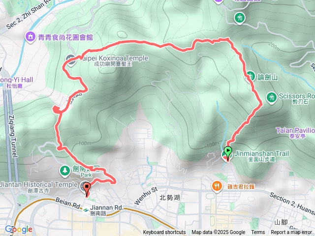 金面山到劍南路