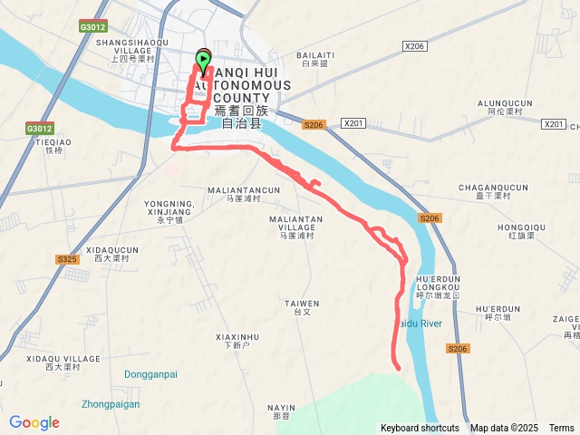 新疆焉耆開都河