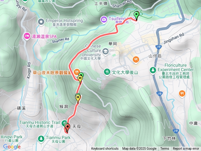 天母水管步道悠閑行