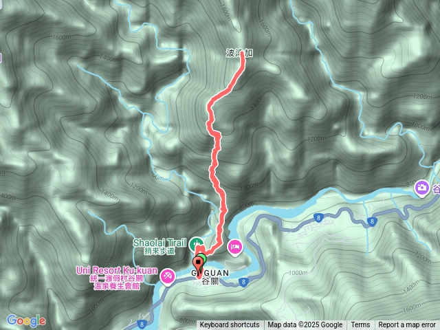 波津加 捎來步道西入口