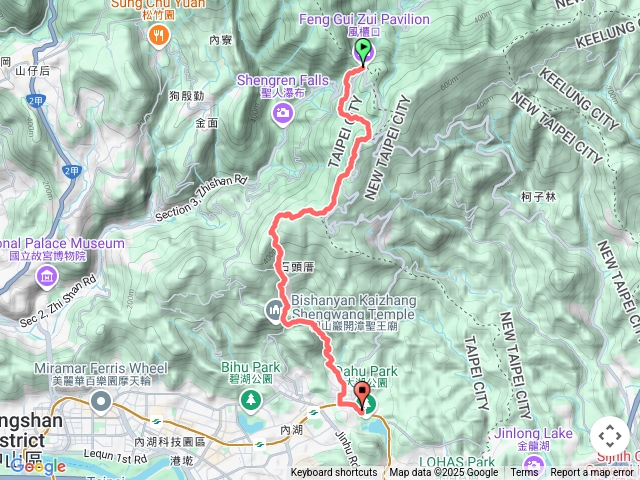 【任務一】2025臺北大縱走臺北大縱走第四段：風櫃口至中華科技大學202503091958