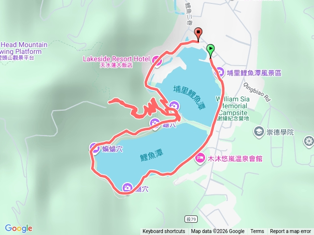 埔里鯉魚潭步道預覽圖