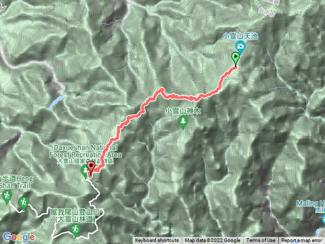 2022/01/08稍來小雪山國家步道