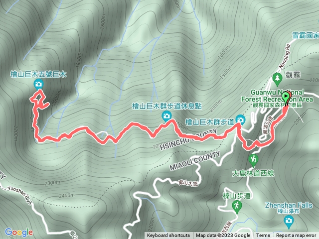 觀霧檜山巨木群步道
