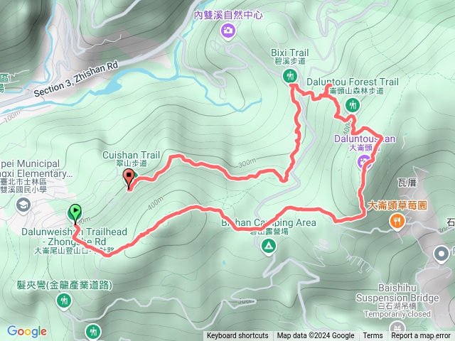 翠山步道碧溪步道大崙尾步道