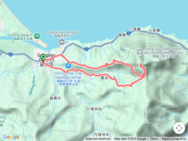 20250415新北貢寮荖蘭山（山頂封閉不開放）gpx