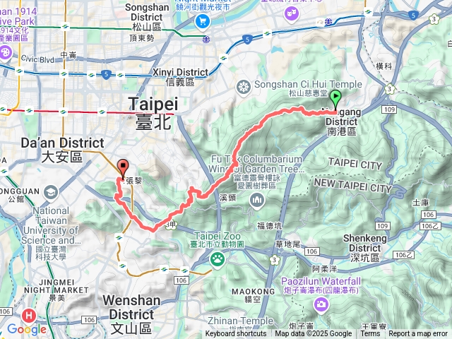 台北大縱走第六段小實光