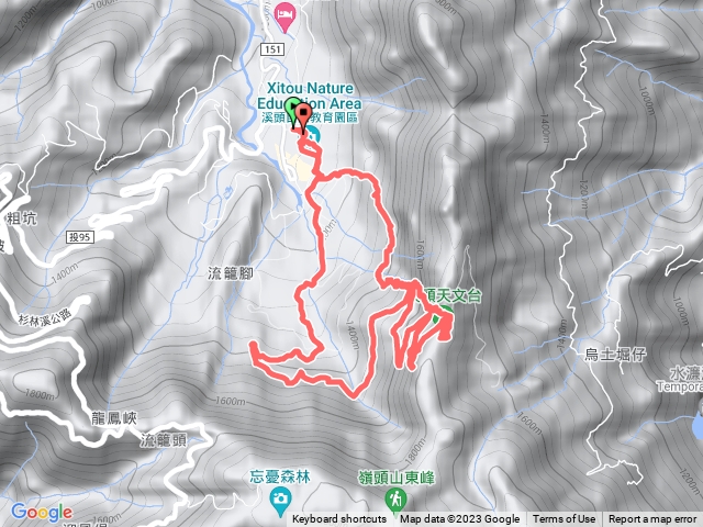 112 02 02溪頭賞鳥步道、登山步道（857階）上天文台、凰凰林道下山