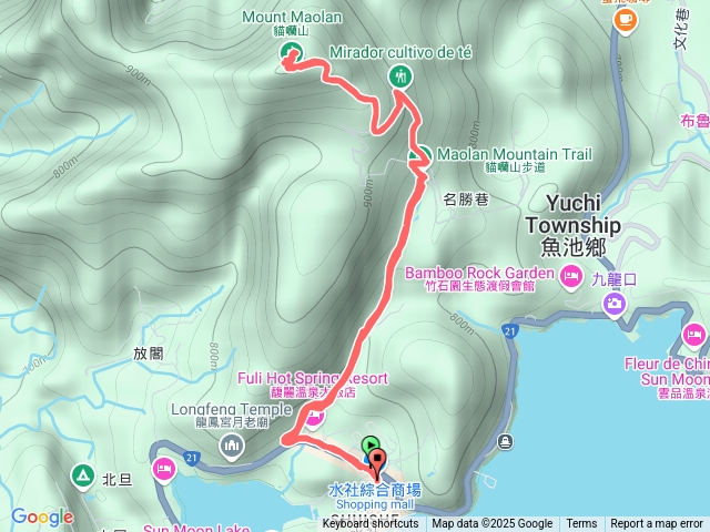 114、1、10貓囒山（水社車站至貓囒山往返）