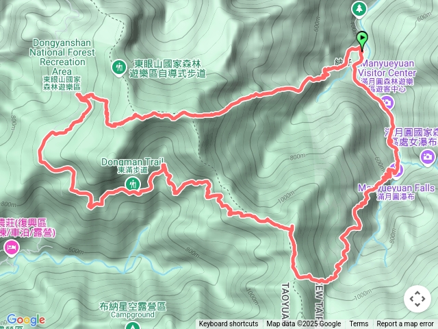 東眼山、拉卡山、東滿步道預覽圖