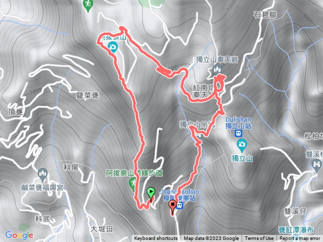 阿拔泉山零稜線