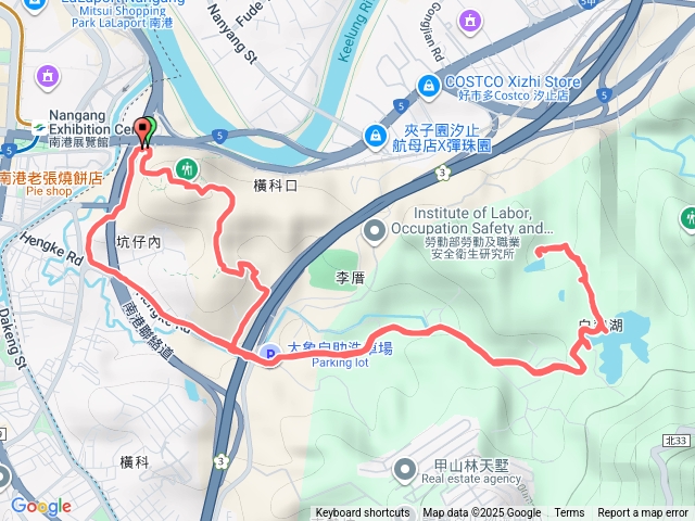 2025/12/6（台北南港）小南港山步道(橫科山)、白袍湖預覽圖