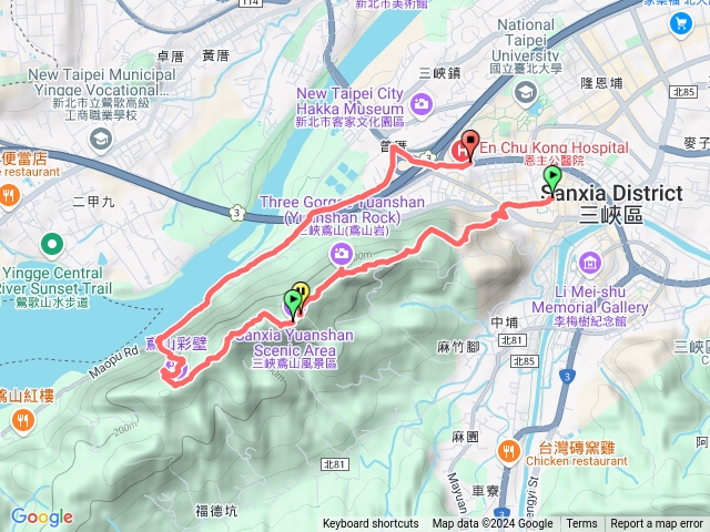 三峽鳶山步道彩壁預覽圖