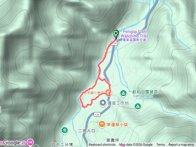 蓬萊溪步道環狀
