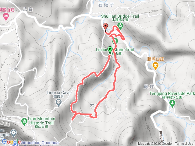 獅山古道、六寮古道、水簾洞