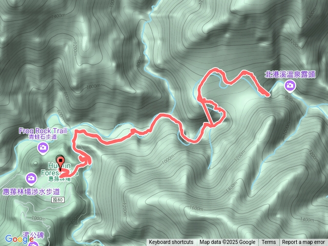 北港溪峽谷-能高大圳2025.01.16