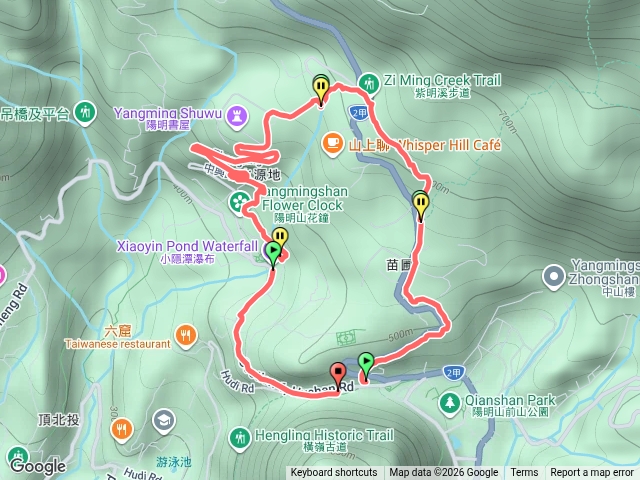 陽明山總站苗圃紫明溪步道花鐘陽明山總站預覽圖