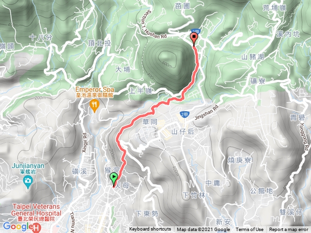 20211019 天母古道登山口 水管路 上行陽明山