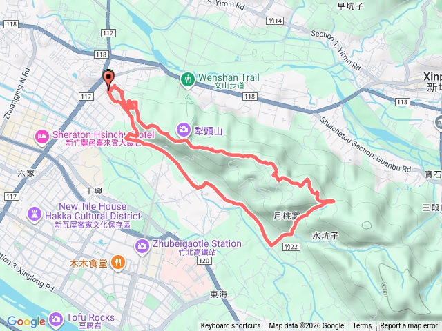 犁頭山-吧里國山O型預覽圖