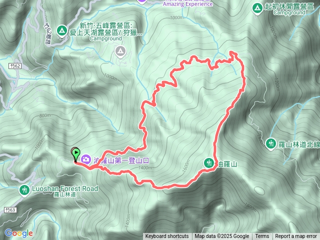 20250713油羅山O型（一上三下）