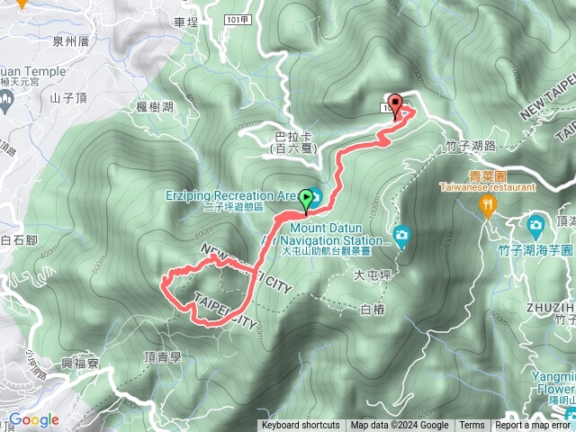 面天山-向天山步道