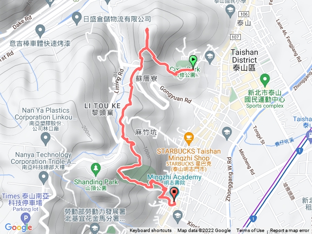 尖棟山到義學坑步道