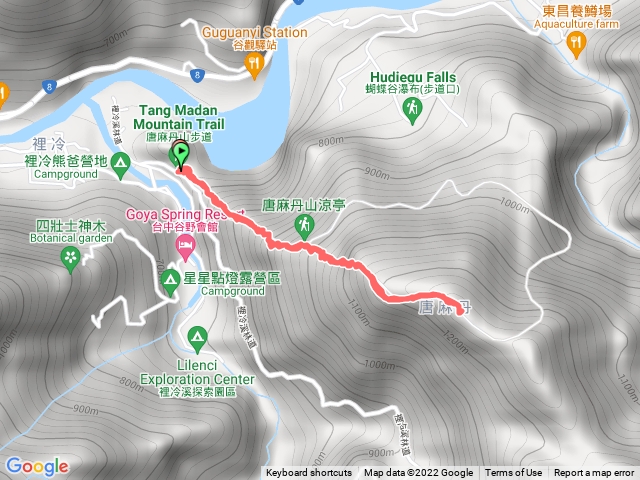 唐麻丹山裡冷登山口