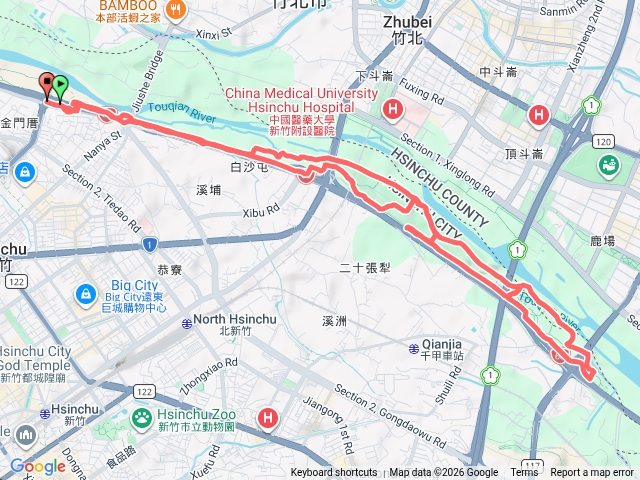 頭前溪左岸