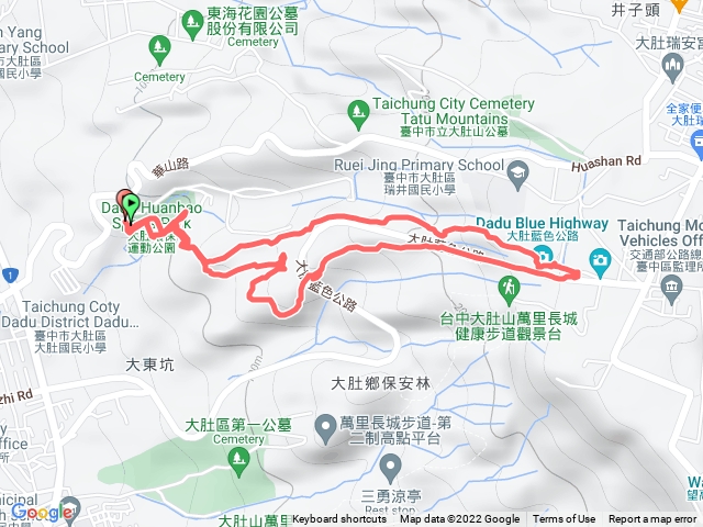 台中大肚環保公園登山步道20220626