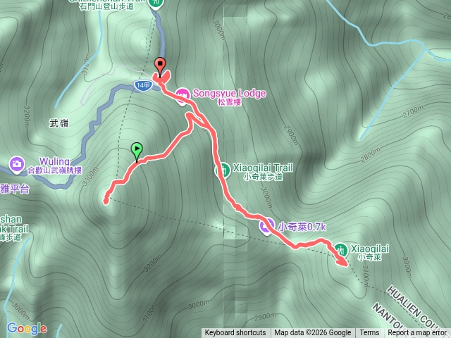 合歡東峰小奇萊