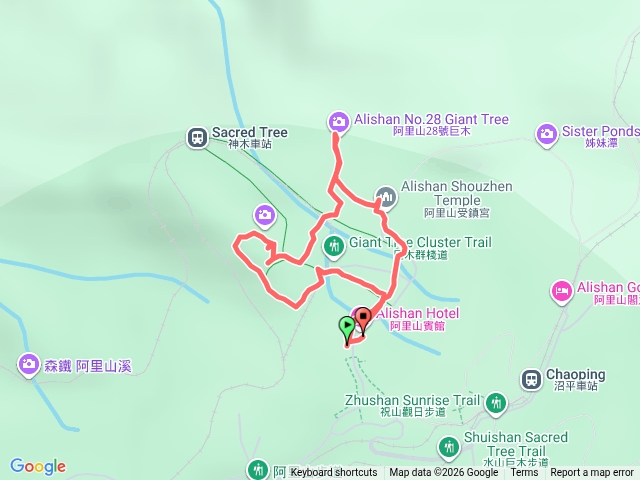 阿里山解憂生態導纜