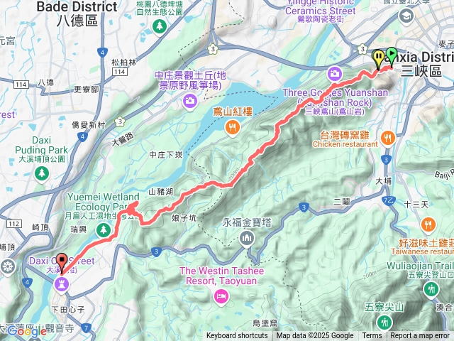 20250101 鳶溪縱走（三峽國小-大溪月眉活動中心）-鳶山 五十分山  烏塗窟山 娘子坑山預覽圖