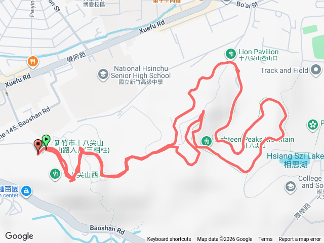 新竹市十八尖山步道預覽圖
