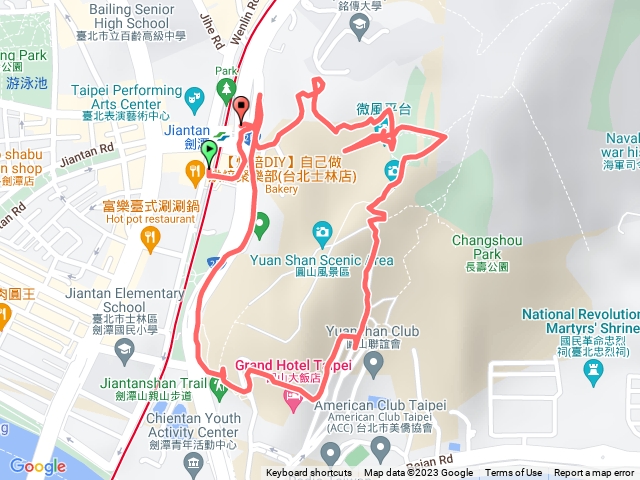 捷運劍潭站/圓山大飯店/劍潭山/圓山水神社