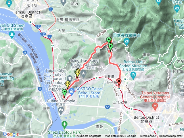 關渡捷運 貴子坑 北投捷運