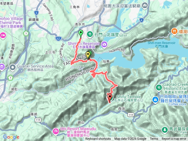 石門山到石牛山